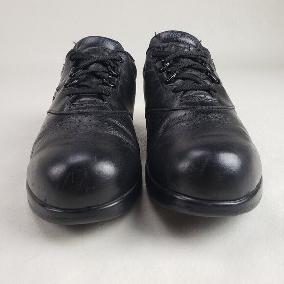 SAS Free Time Leather Walking Shoe Womens 9 N Black Comfort Orthopedic Sneaker - Picture 5 of 12
